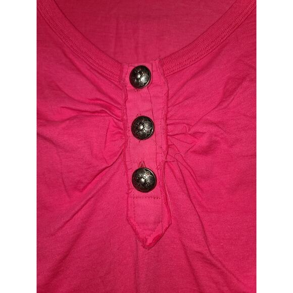 David Bitton Buffalo pink short sleeve top - medium - Picture 4 of 5
